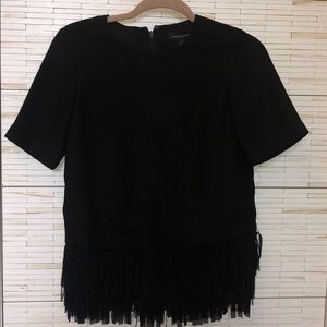 NWT Banana Republic Top with Fringe Waist